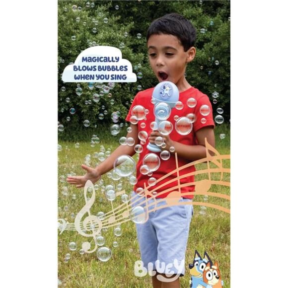 Dance Mode Bubble Machine and Toy Microphone | Bluey Toy for Baby - Picture 5 of 7